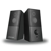 Speedex ES501 Multimedia, 6W Stereo, USB Powered, PC Speaker - Black-Type: PC USB speaker