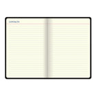Letts Undated Icon Plan Ahead 5 Year Diary - 8 1/4" H x 5 3/4" W - Black-Cream colour paper