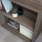 Sauder Affirm 2-Shelf Commercial Bookcase - Hudson Elm -Adjustable levelers for optimal configurability