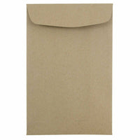 JAM Paper 6" x 9" Open End Catalog Envelopes - Brown Kraft Paper Bag - 50 Pack -Colour: Brown Kraft