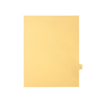 Mark Maker Legal Exhibit Index Tab Buff Single Tabs, 1/26h Cut, Letter Size, No Holes, Letter T, 25 Pack-Buff Single Tabs, 1/26th Cut