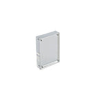 Azar Displays 6" x 4" Vertical/Horizontal Block Acrylic Sign Holder, Clear (104433)-Used to display graphics vertically and horizontally