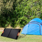 Technaxx TX-206 100W Foldable Solar Panel - Black-Adapter cable suitable for all common power stations on the market