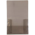 JAM Paper Plastic Paper Holder Action Case With Elastic Closure, 9.5 x 12.38, Smoke Grey, 4 Pack (332534g)-Material: Plastic