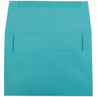 JAM Paper Enveloppes invitation Brite Hue en papier recyclé avec fermeture gommée, 5 1/4 x 7 1/4 po, bleu mer, 1000/paquet-Taille : A7 (5 1/4 x 7 1/4 po)
