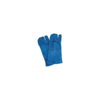 Weld-Mate Outside Double Palm & Thumb Welding One-Finger Mitts, Split Cowhide, Size Large - 12 Pack-Inner Lining Cotton
