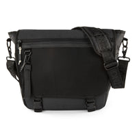 Bugatti x Edition22 - Messenger Bag - Recycled Polyester - Black-Black / Recycled Polyester