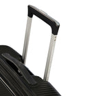 American Tourister 28.7" Curio Check-in Spinner Luggage - Expandable - Large - Bass Black-Multi-stage pull handle allows you to customize the height for a more comfortable experience
