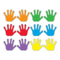 Trend Enterprises Pre-kindergarten - 9th Grades Classic Accents, Handprints, 108 Pack (T-10930)-Size: 5 1/2"(L)
