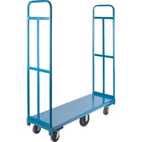 Kleton U-Boat Platform Truck, 60" L x 18" W, 1500 Lbs. Capacity, Rubber Casters-Capacity: 1500 lbs.