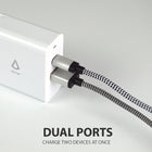 LBT 30W Dual Port Power Delivery (PD) Wall Charger (18W+12W)-Works with all Mobile Devices and Wireless Chargers and any phone or tablet