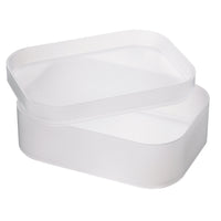 Gry Mattr Storage Box with Lid - Small 5.91"L x 4.33"W x 2.36"D-Plastic, frosted