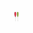 Trudeau Battery Milk Frother in Assorted Colours, 2 Pack-Simply add 2 AA batteries into the top