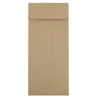 JAM Paper #11 Policy Envelopes, 4.5 x 10.38, Brown Kraft Recycled, 50 Pack (2119018855g)-Brown