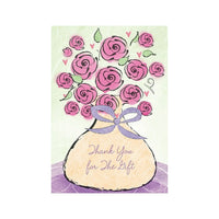 Thank You Cards, Thank You For The Gift, 48 Notelet Cards-Inside: Your kindness was greatly appreciated.