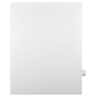 Mark Maker Legal Exhibit Index Tab White Single Tabs, 1/25th Cut, Letter Size, No Holes, Number 170, 25 Pack-White Single Tabs, 1/25th Cut
