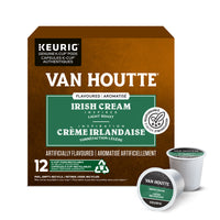 Van Houtte Irish Cream - Light Roast - K-Cup Coffee Pods - 12 Pack-Taste: this blend is a bright and lively coffee offering the smooth flavour and texture of Ireland’s beloved liqueur, with a hint of caramel.