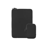 LOGiiX - Vibrance Essential Sleeve avec pochette pour ordinateurs portables jusqu'à 16 po - Noir-Noir - Toile