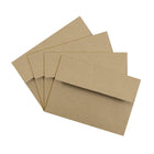 JAM Paper 4bar A1 Envelopes, 3.63 x 5 1/8, Brown Kraft Paper Bag Recycled, 250 Pack (LEKR900SFH)-Pack includes 250 envelopes