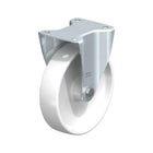 Blickle White Polyamide Caster, Wheel Diameter: 8" (203 Mm), Caster Type: Rigid (B-PO 200R)-Wheel Diameter: 8" (203 mm)
