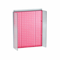 Azar Displays Pegboard Powerwing Display, 16" x 20.25", Pink (700357-PNK)-Made from pegboard