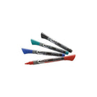 Quartet EnduraGlide Dry-Erase Markers - Ultra Fine Tip - Assorted Colours - 4 Pack-Top of the line dry-erase markers always deliver bold colour