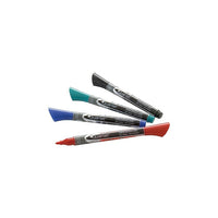 Quartet EnduraGlide Dry-Erase Markers - Ultra Fine Tip - Assorted Colours - 4 Pack-Top of the line dry-erase markers always deliver bold colour