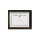 Staples Leather Frame - Letter Size - Black - 2 Pack-These frames can be used to display important awards, prestigious certificates and more