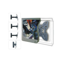 TygerClaw Full Motion Flat-Panel TV Wall Mount, 14" - 40", (LCD5305BLK)-Large size full Motion wall mount