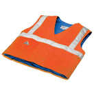 TechNiche HYPERKEWL  Evaporative Cooling Traffic Safety CSA Class II Compliant Vest, Hi-Viz Orange, 2XL/3XL-Will stay cool for 5-10 hours dependant on ambient conditions