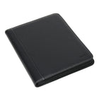 Roots Zip Around Executive Padfolio, Black-Lined Paper Pad can be placed for both left and right handwriting