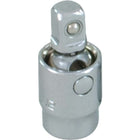 Gray Tools 1/4" Drive Chrome Swivel Universal Joint, 1-1/4" Long-Drive Size: 1/4"