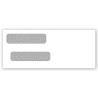 Deluxe Double Window Self-Seal Cheque Envelopes, 8-5/8" x 3-5/8", 500 Pack (92534-500)-Double window, confidential self seal