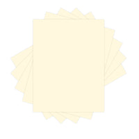 Lettermark Multipurpose Paper - 8.5" W x 11" H - 90 lb - Ivory - 250 Sheets (94268)-Paper Weight/Stock: 90 lb