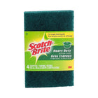 Scotch-Brite Heavy Duty Scour Pad, 4 Pack, (SB411)-Scour pads are ideal for cleaning glass and non-stick cookware