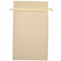 JAM Paper Sheer Bags - Large - 5.50" x 9" - Ivory - 96 Pack-Color: Ivory large sheer bag