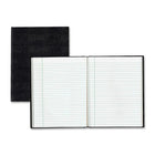 Blueline EcoLogix Executive Notebook, 7.25" x 9.25"; Black-Executive notebook provides 150 ruled pages with margins
