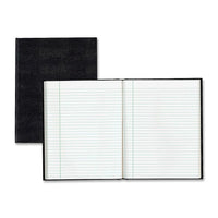 Blueline EcoLogix Executive Notebook, 7.25" x 9.25"; Black-Executive notebook provides 150 ruled pages with margins