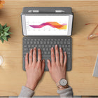 Logitech Combo Touch Trackpad Case for iPad (7th, 8th, & 9th generation) - Graphite-Combo Touch passes MIL-STD-810g drop tests and is rated for protection against falls up to 4 feet.
