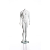 RP Female Headless Mannequin, White-Female headless mannequin