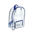 Sacs de sacs Bp131703b Grand sac à dos en PVC, transparent, paquet de 2-13,0" de large x 17,0" de haut avec un gousset ouvert sur les côtés, le haut et le bas de 6,0"