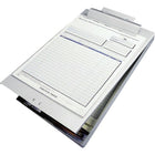 Staples Aluminum Letter Size Top-Hinged Form Holder-A convenient way to handle and store forms