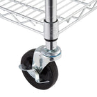 TRINITY 5-Tier Wire Shelving Rack with Wheels, Chrome (TBFC-0904)-Five commercial-grade 60" x 24" shelves