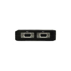 StarTech 2 Port Black USB KVM Switch Kit with Audio and Cables-Included all-in-one KVM plus audio cables provide a complete out of the box KVM solution