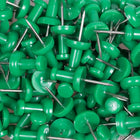 JAM Paper Push Pins, Green, 100 Pack (2242954)-5