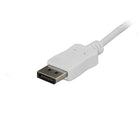 StarTech USB C to DisplayPort Cable, 4K, 60Hz, 6ft, White (CDP2DPMM6W)-4
