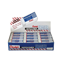 Pentel Vinyl Erasers, 36 Pack-High quality plastic eraser ideal for students and professionals