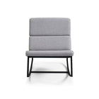 Plata Import Fabric Rocking Chair-grey Fabric