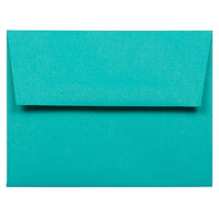 JAM Paper A2 Invitation Envelopes, 4.38 x 5.75, Brite Hue Sea Blue Recycled, 250 Pack (70207H)-Sea blue recycled envelope