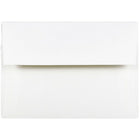 JAM Paper A6 Invitation Envelopes, 4.75 x 6.5, Strathmore Bright White Wove, 100 Pack (STTW661g)-Bright white
